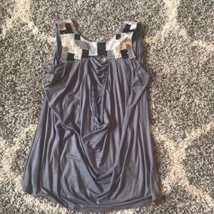 LaRok cowlneck Party Top M